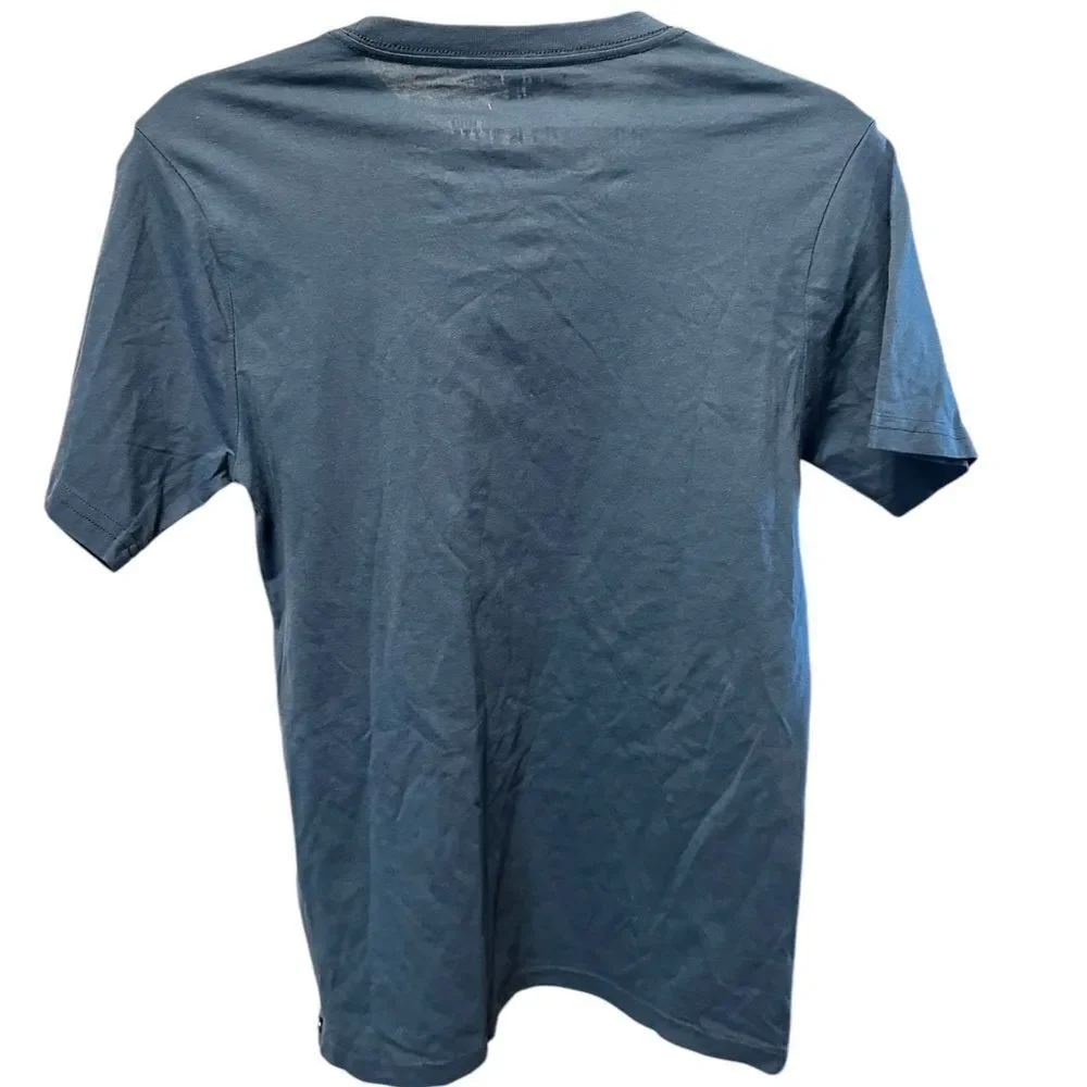 NWT Volcom Youth Blue Short Sleeve Graphic Tee Shirt - Size Medium